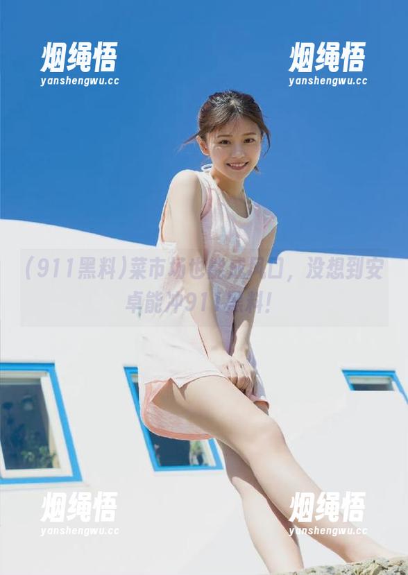 911黑料 菜市场也能成风口,没想到安卓能冲911黑料!