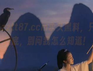 zztt87.ccm永久黑料，只能藏在心底，别问我怎么知道！